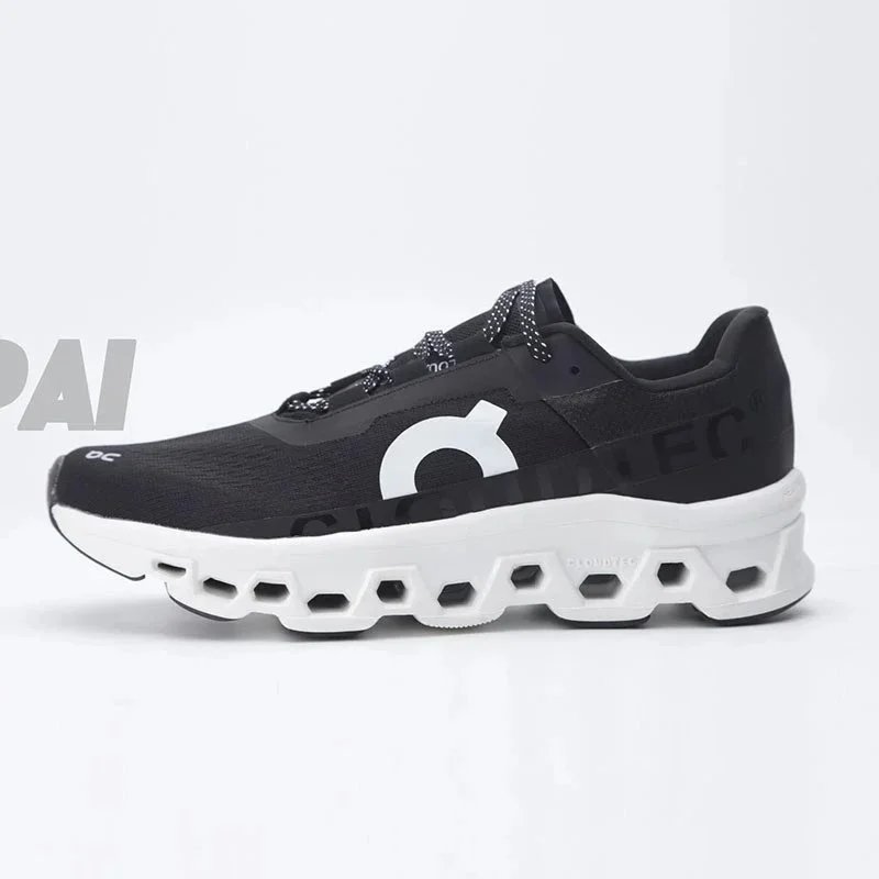On Sneakers Cloudmonster 1 — Black and White 1