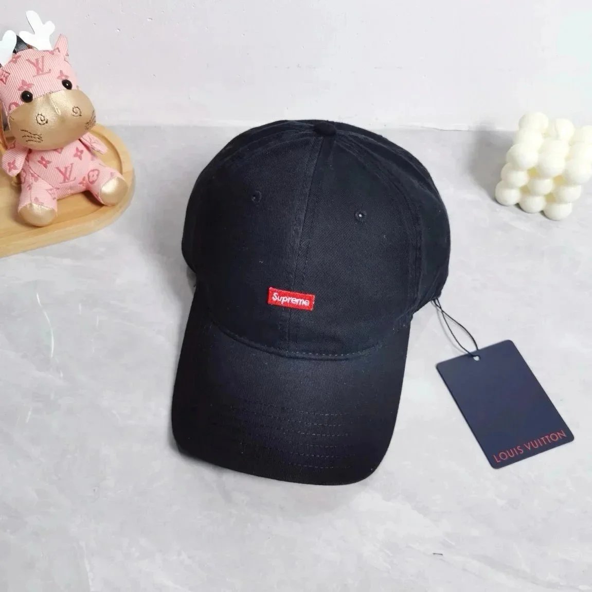 Supreme Hats Distressed Wash Baseball Cap — 10