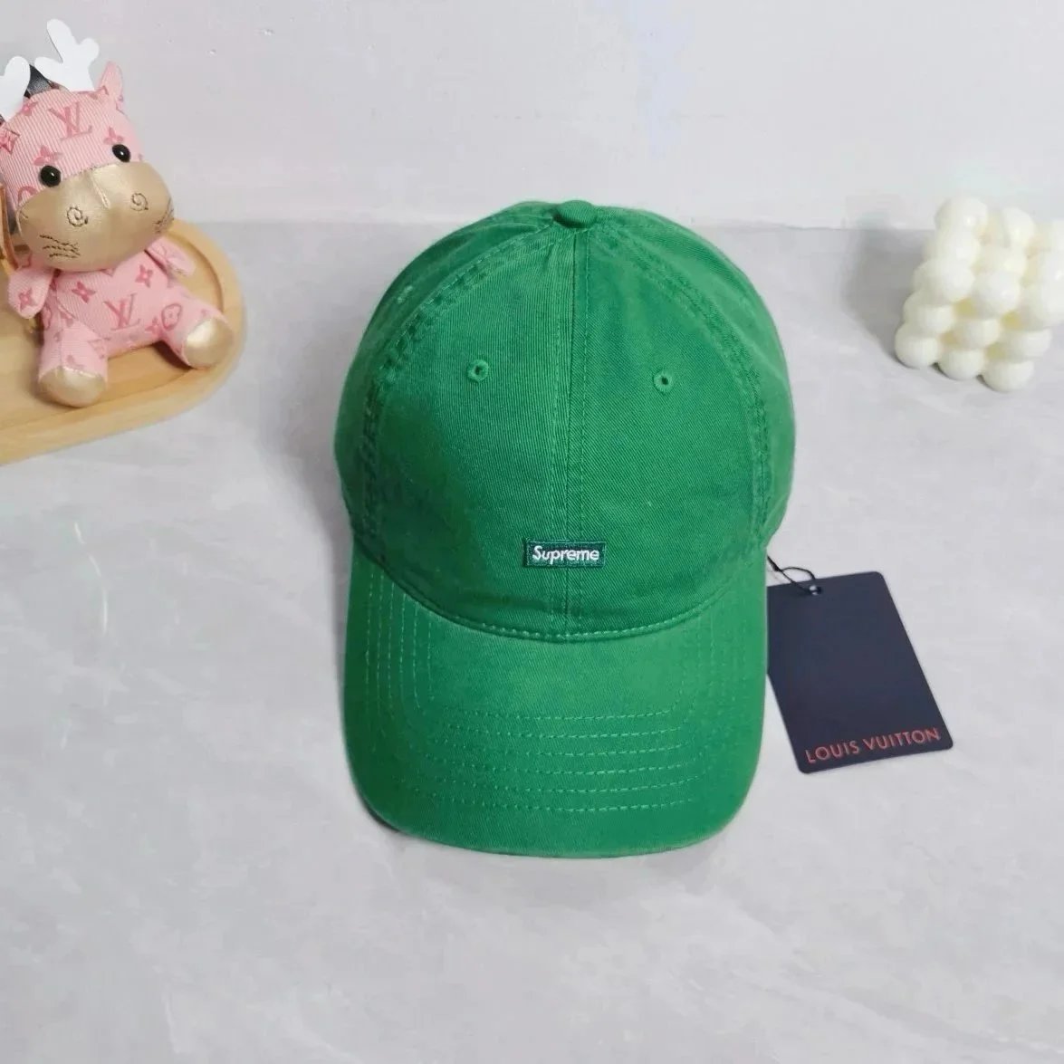 Supreme Hats Distressed Wash Baseball Cap — 12