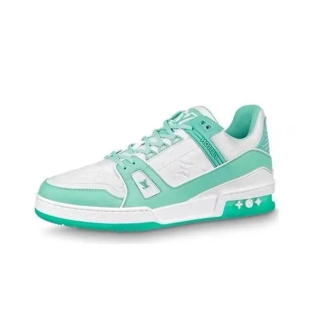Louis Vuitton Sneakers Low-top monogram — 1A8KBQ Tiffany Green