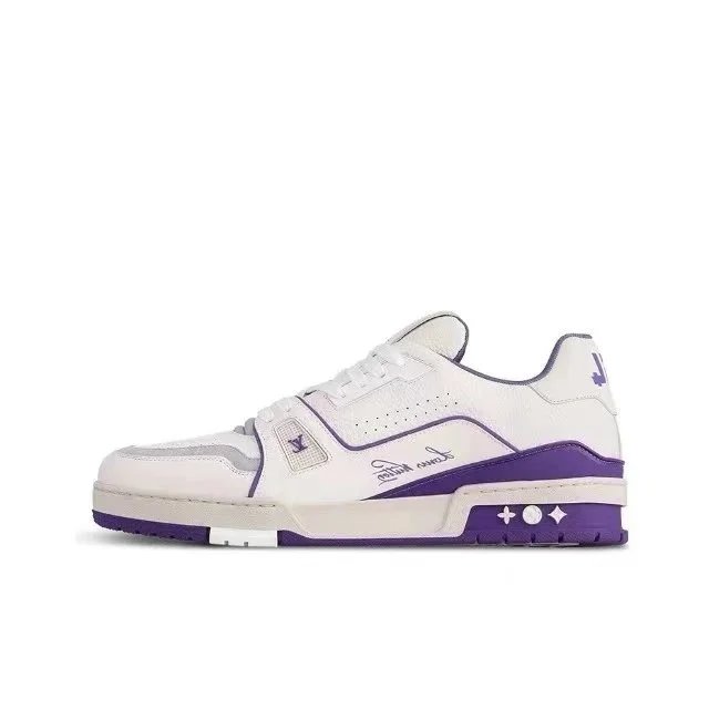 Louis Vuitton Sneakers Low-top monogram — 1ACHKW white purple