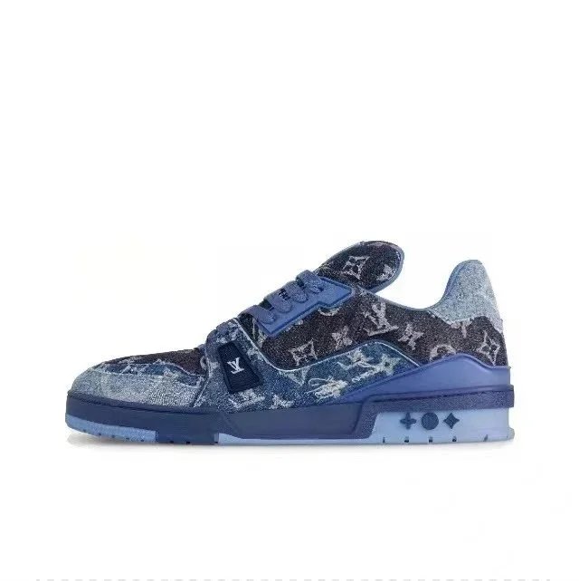 Louis Vuitton Sneakers Low-top monogram — 1AC4YT Blue