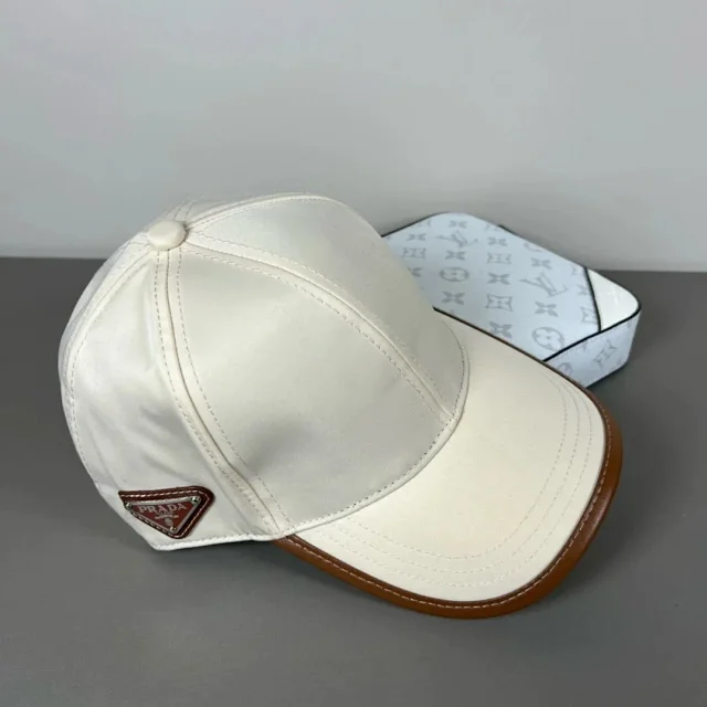 Prada Hats Triangle Plaque Baseball Cap product detail image 29