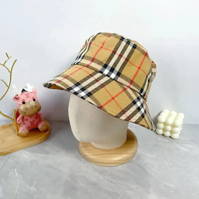 Burberry Hats Check Pattern Baseball Cap product detail image 57