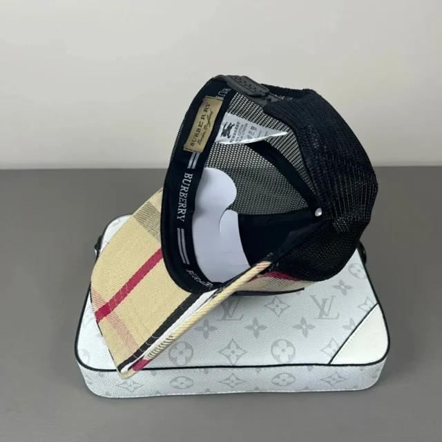 Burberry Hats Check Pattern Baseball Cap product detail image 70
