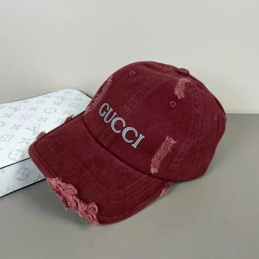 Gucci Hats GG Monogram Baseball Caps — 18