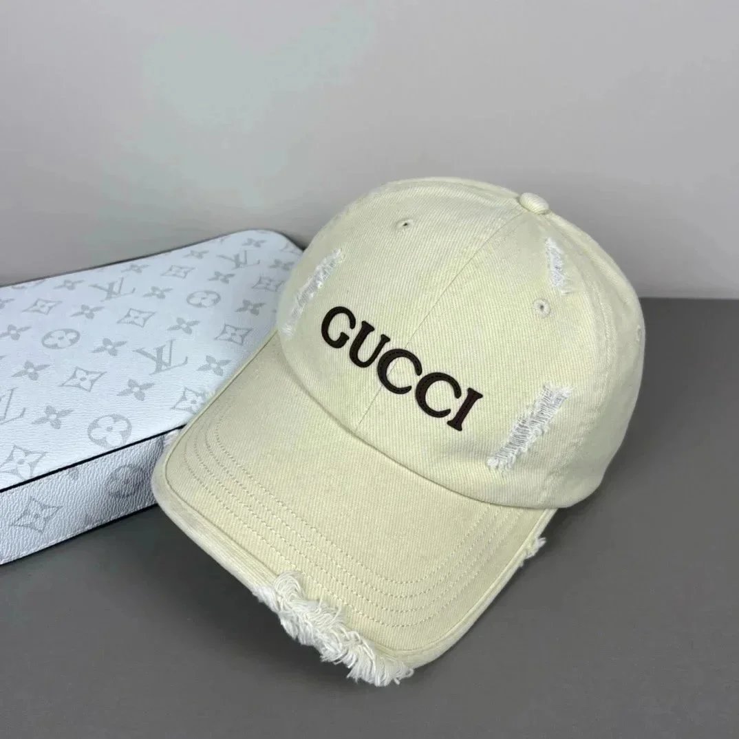 Gucci Hats GG Monogram Baseball Caps — 20
