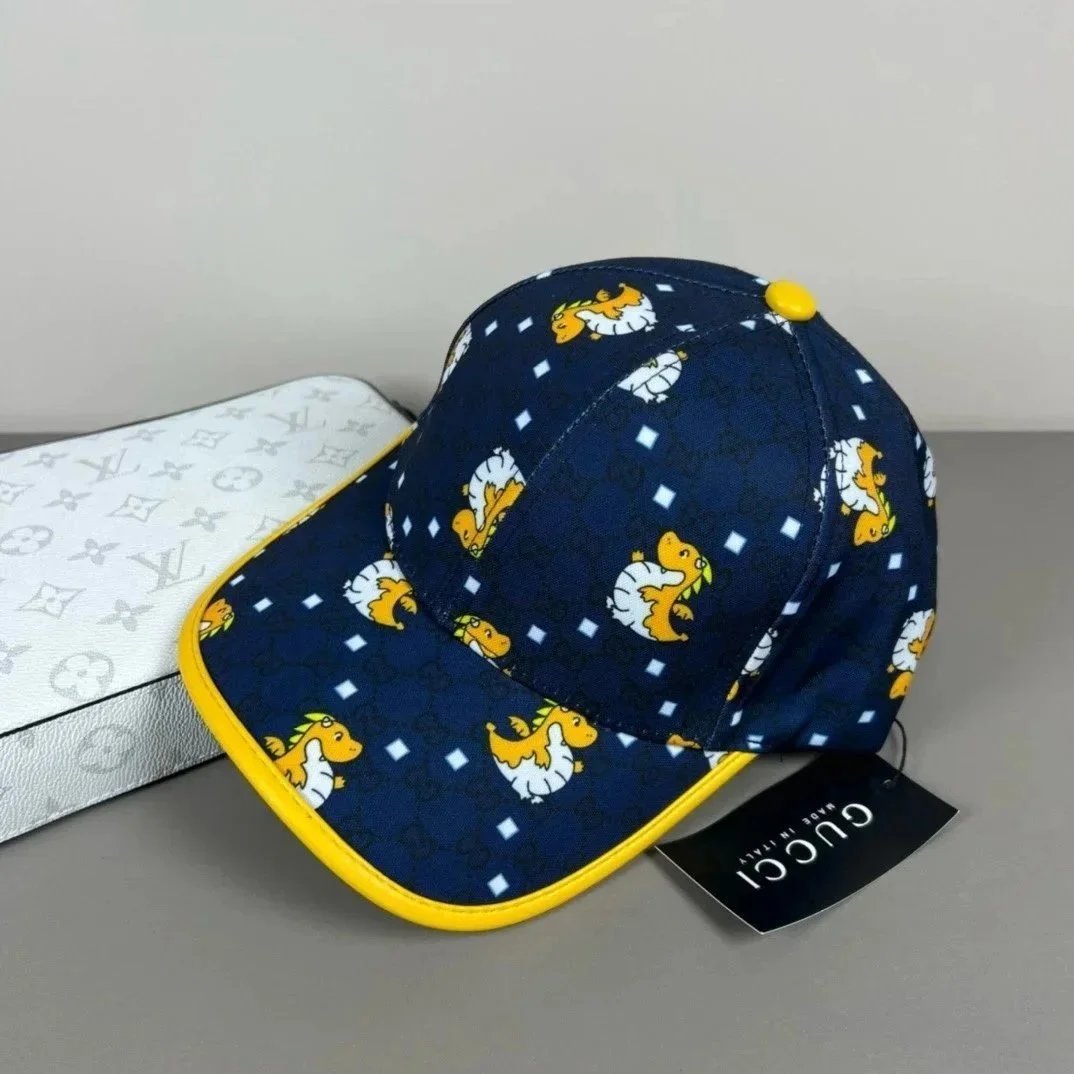 Gucci Hats GG Monogram Baseball Caps — 35