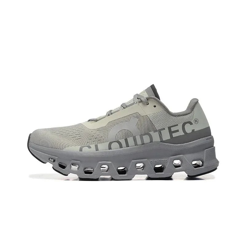 On Sneakers Cloudmonster 1 — Metallic gray