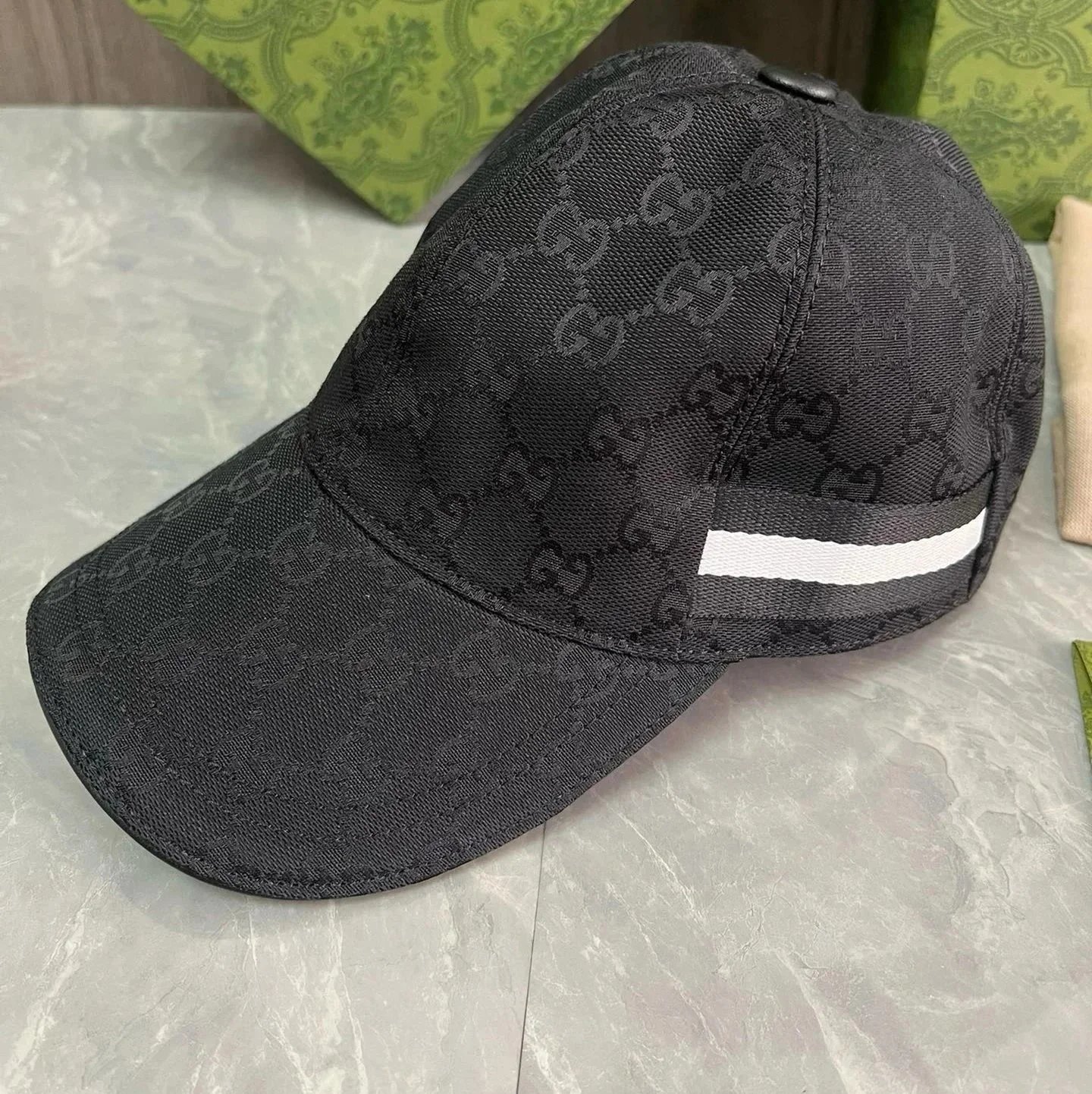 Gucci Hats GG Monogram Baseball Cap — 13