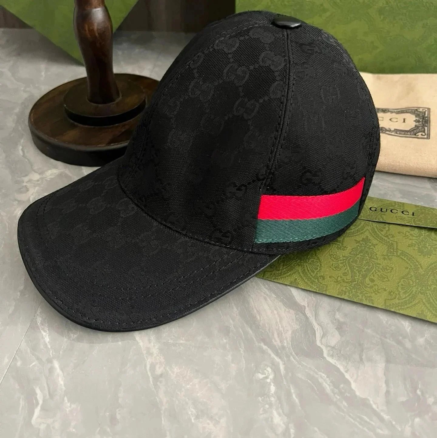 Gucci Hats GG Monogram Baseball Cap — 15