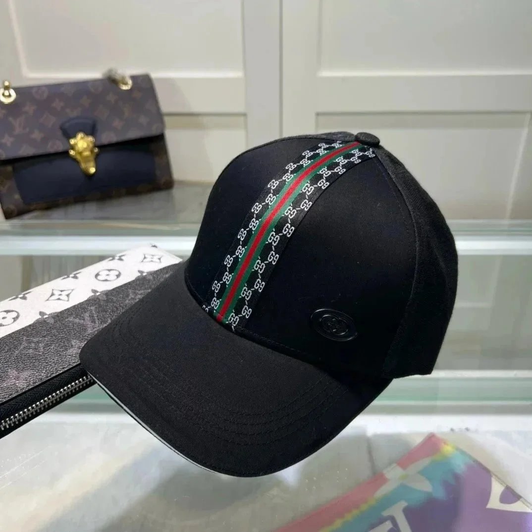 Gucci Hats GG Monogram Baseball Cap — 33