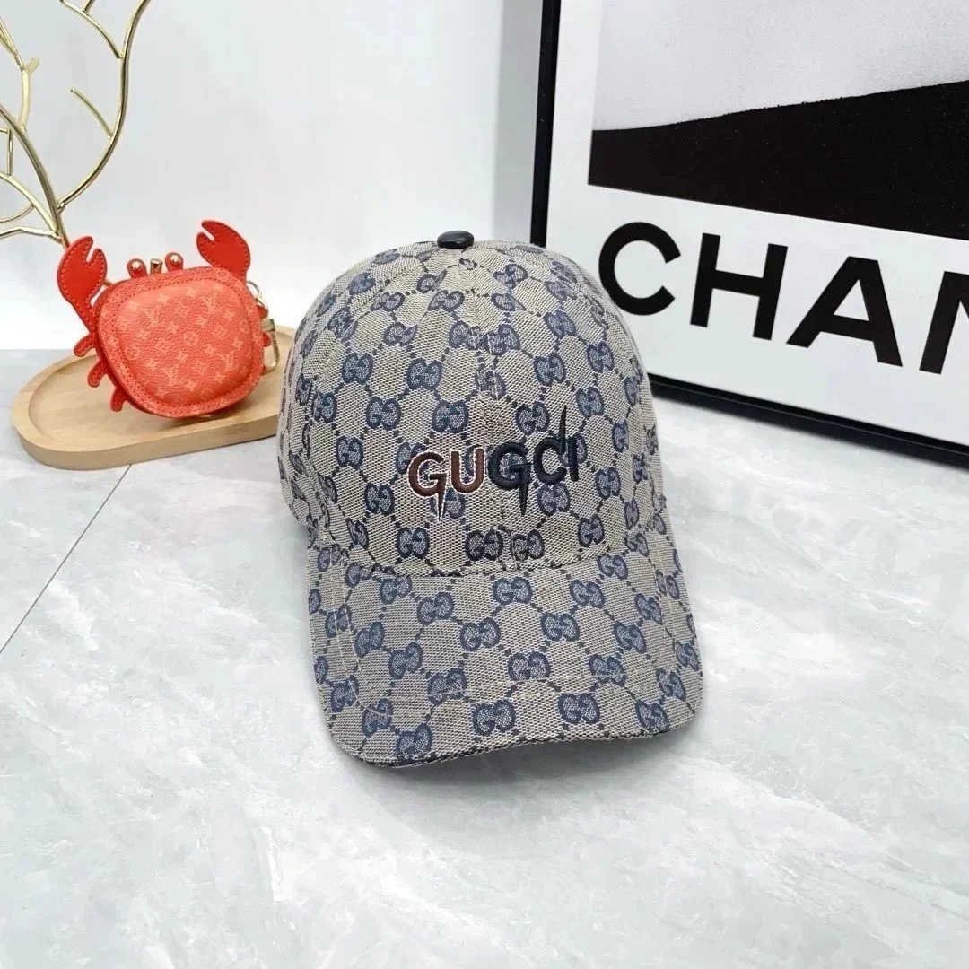 Gucci Hats GG Monogram Baseball Caps — 17