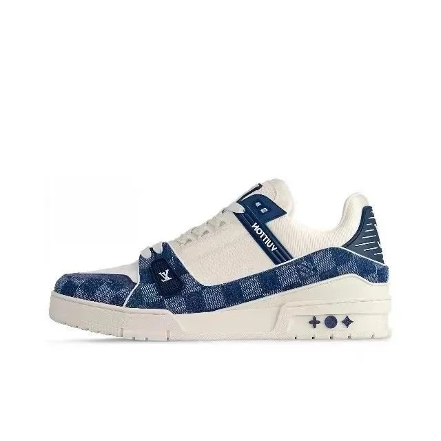 Louis Vuitton Sneakers Low-top monogram — 1ACPRW White Blue