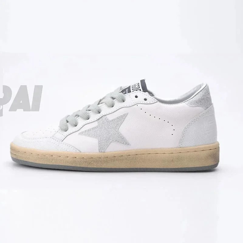 Golden Goose Ball Star and Super-Star — ball gray sequins