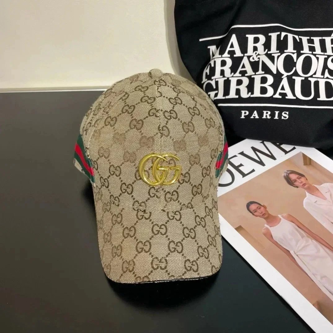 Gucci Hats GG Monogram Baseball Cap — 22