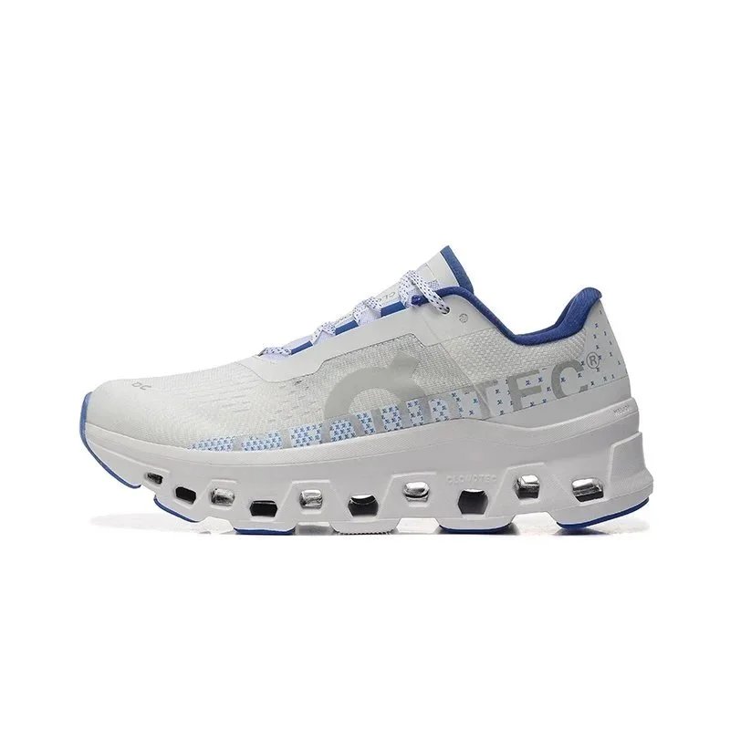 On Sneakers Cloudmonster 1 — White and blue