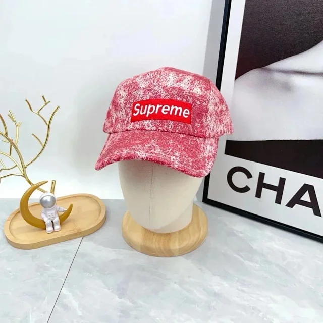 Supreme Hats Distressed Wash Baseball Cap product detail image 9