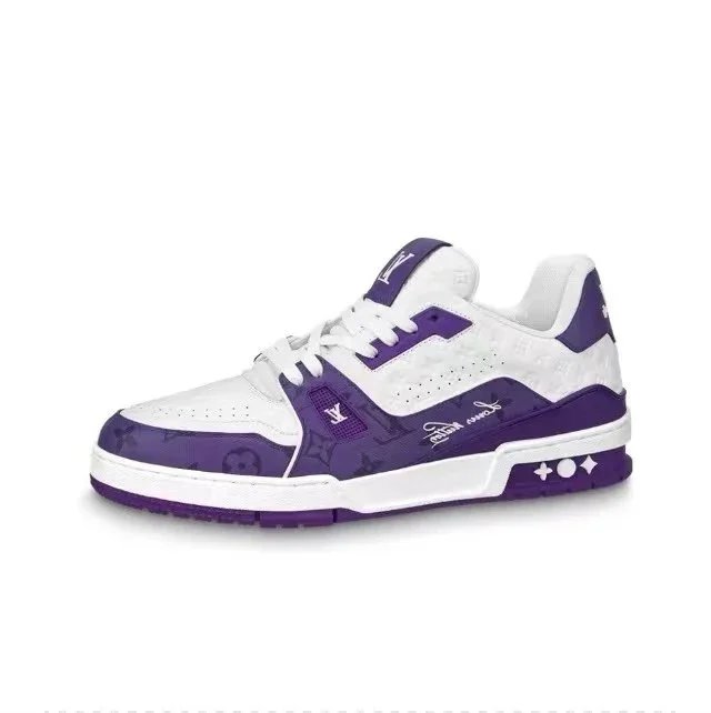 Louis Vuitton Sneakers Low-top monogram — 1AANHP White Purple