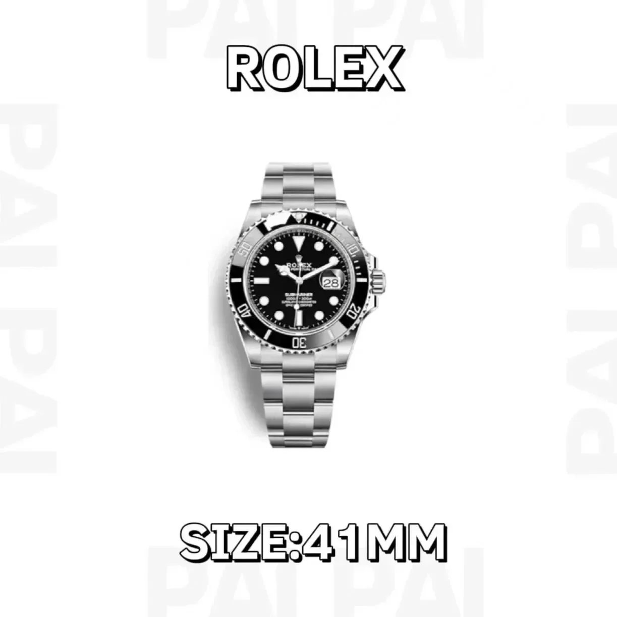 Rolex Multiple watch models — Black Submariner