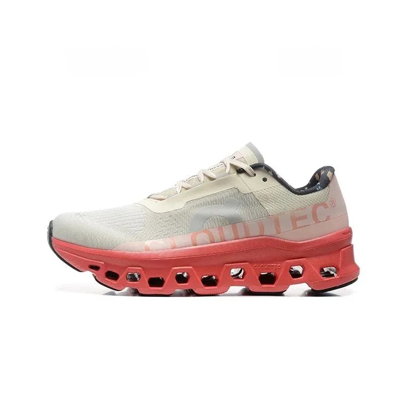 On Sneakers Cloudmonster 1 — Light gray orange