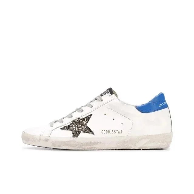 Golden Goose Ball Star and Super-Star — star white and blue tail