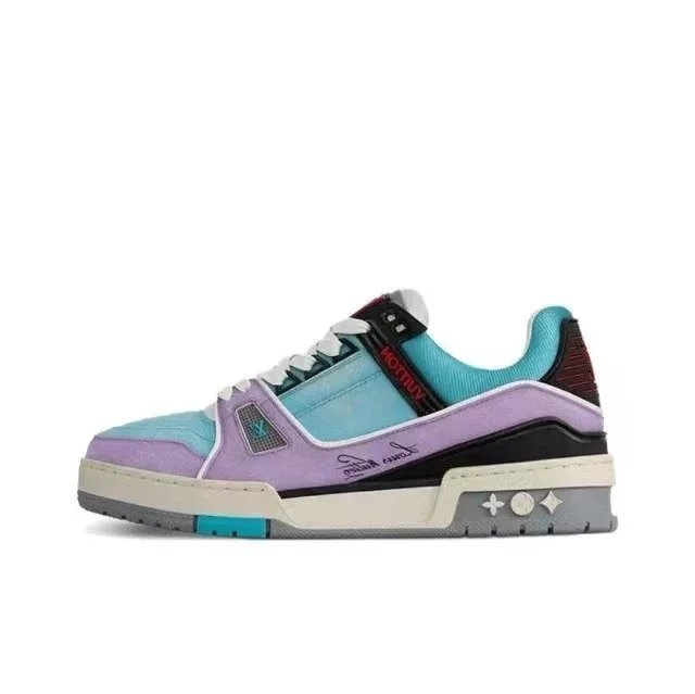 Louis Vuitton Sneakers Low-top monogram — 1ACFYB Blue and Violet