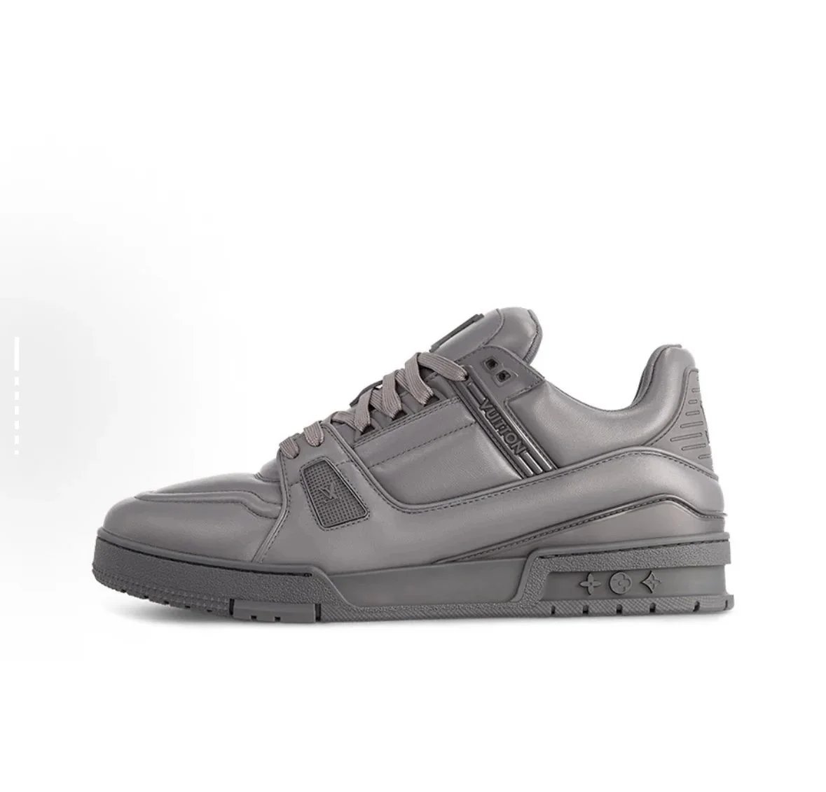 Louis Vuitton Sneakers Low-top monogram — Dark gray