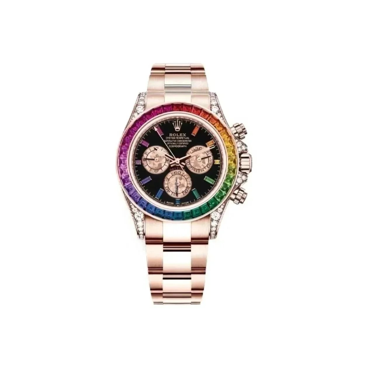 Rolex Multiple watch models — Rainbow D (Rose Gold)