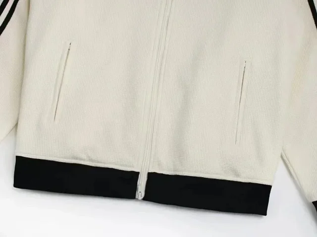 Adidas Jackets Three-Stripe Zip Track Jacket product detail image 5