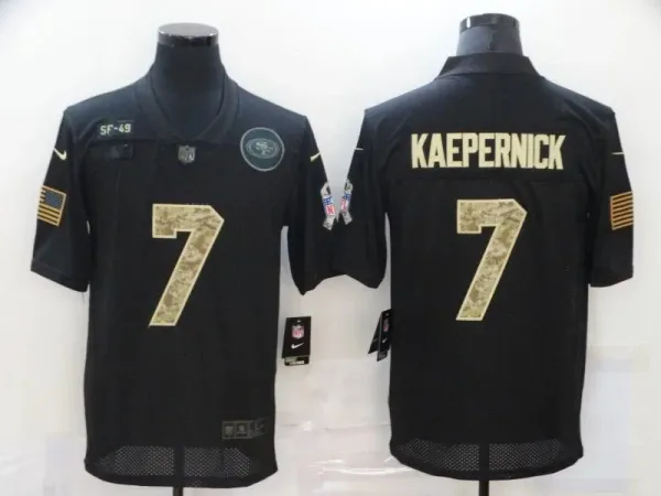 Nike NFL Salute to Service Colin Kaepernick Jersey Black Camo - 12