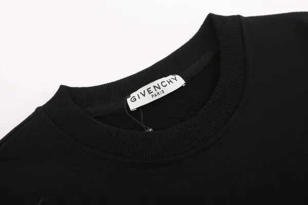 Givenchy Star-Embellished Black Crewneck Sweatshirt - 3