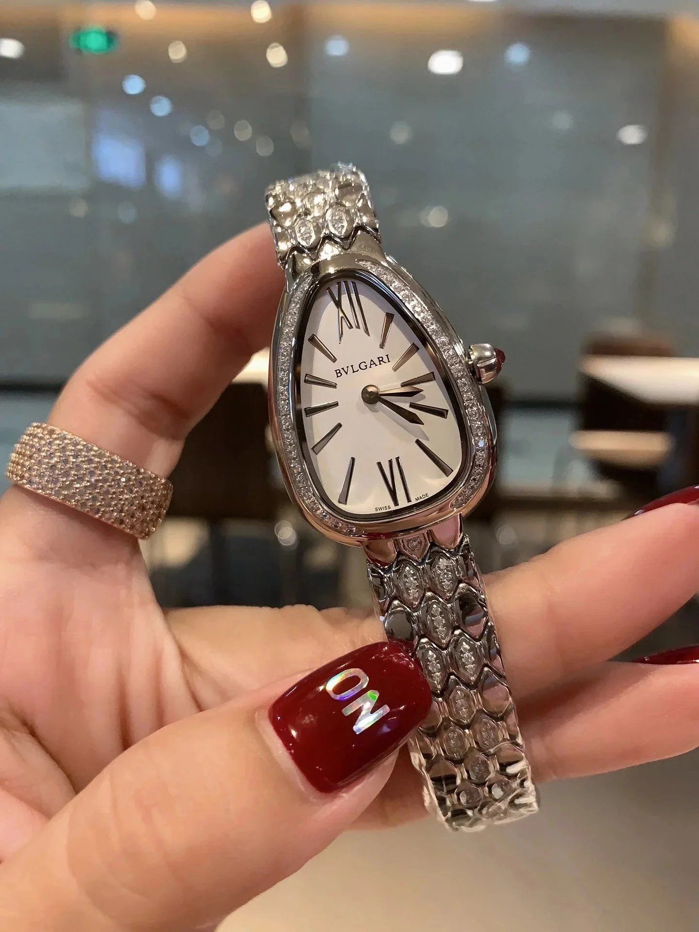 Bvlgari Watches Serpenti Seduttori diamond-set bracelet watch — 31