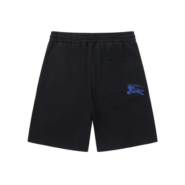 Burberry Monogram-Trimmed Logo Shorts Gray - 4