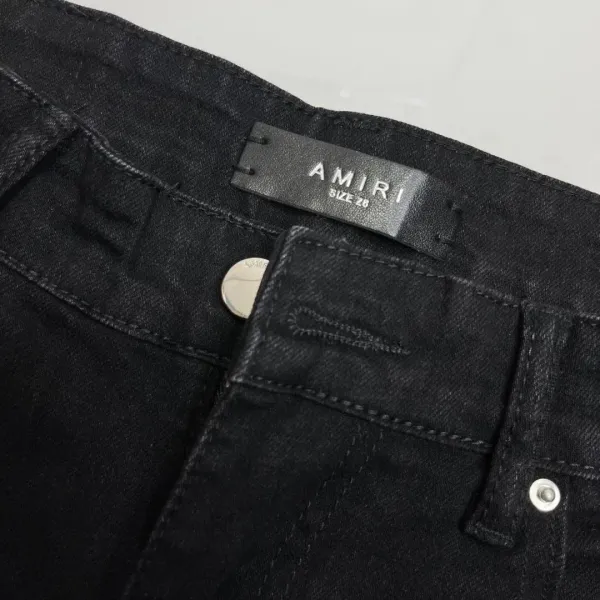 Amiri MIRI Embroidered Denim Jeans Navy - 24