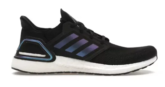 Adidas Ultraboost 20 Black Orange Running Shoes - 6