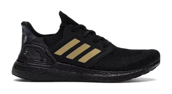 Adidas Ultraboost 20 Black Orange Running Shoes - 23