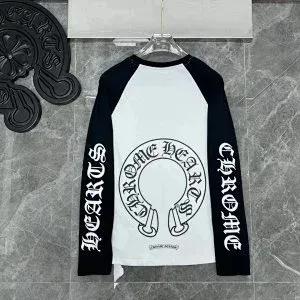 Chrome Hearts Cross Embroidered Black Hoodie - 4