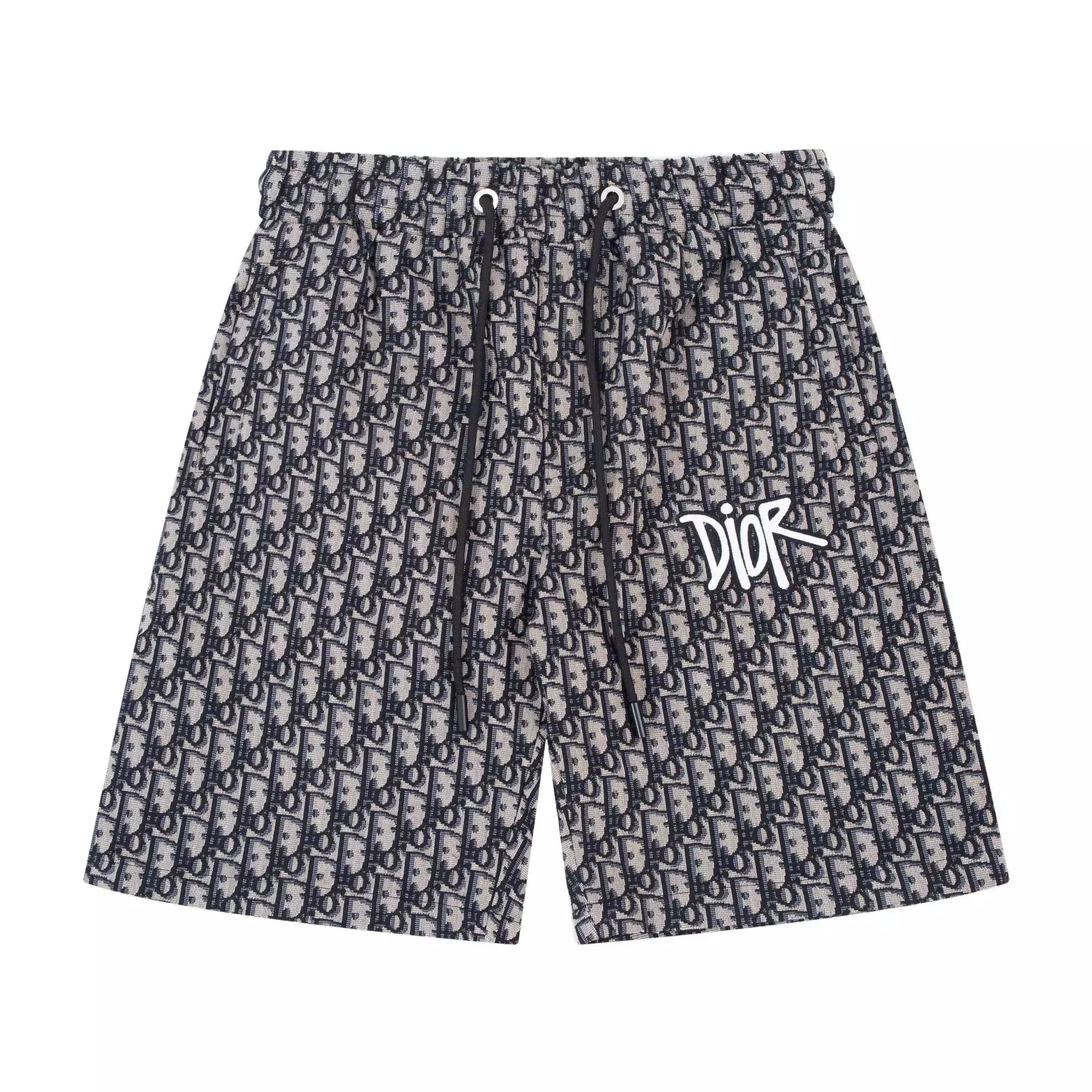 Dior Oblique Monogram Shorts Black - 38