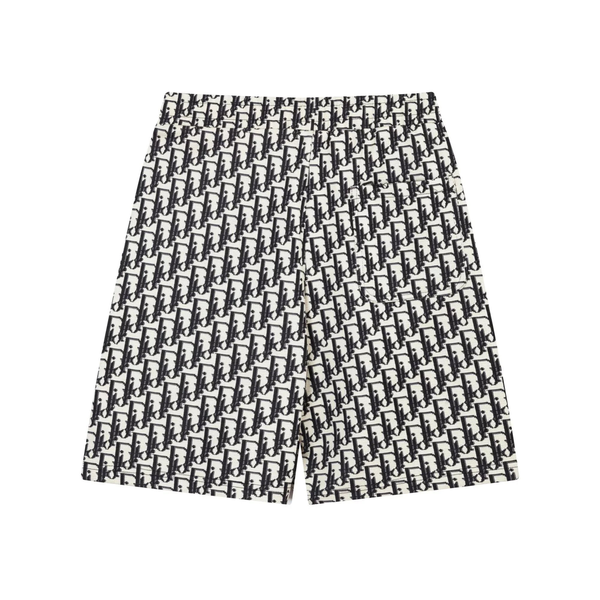 Dior Oblique Monogram Shorts Black - 21