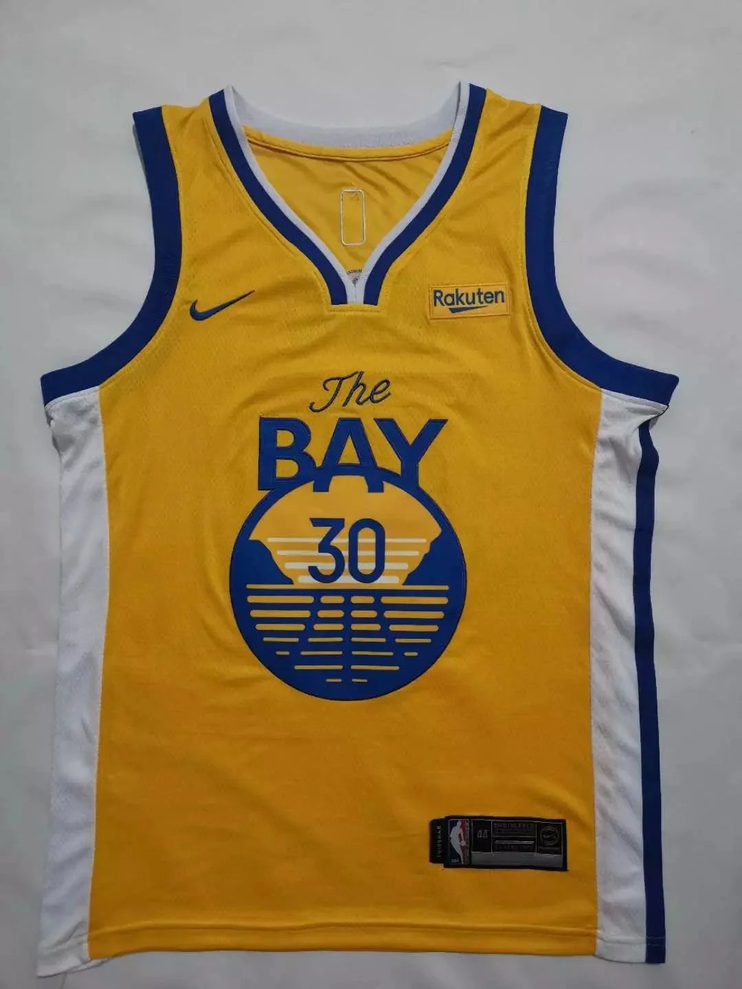 Mitchell & Ness Hardwood Classics 2009-10 Stephen Curry Warriors Orange Jersey - 12