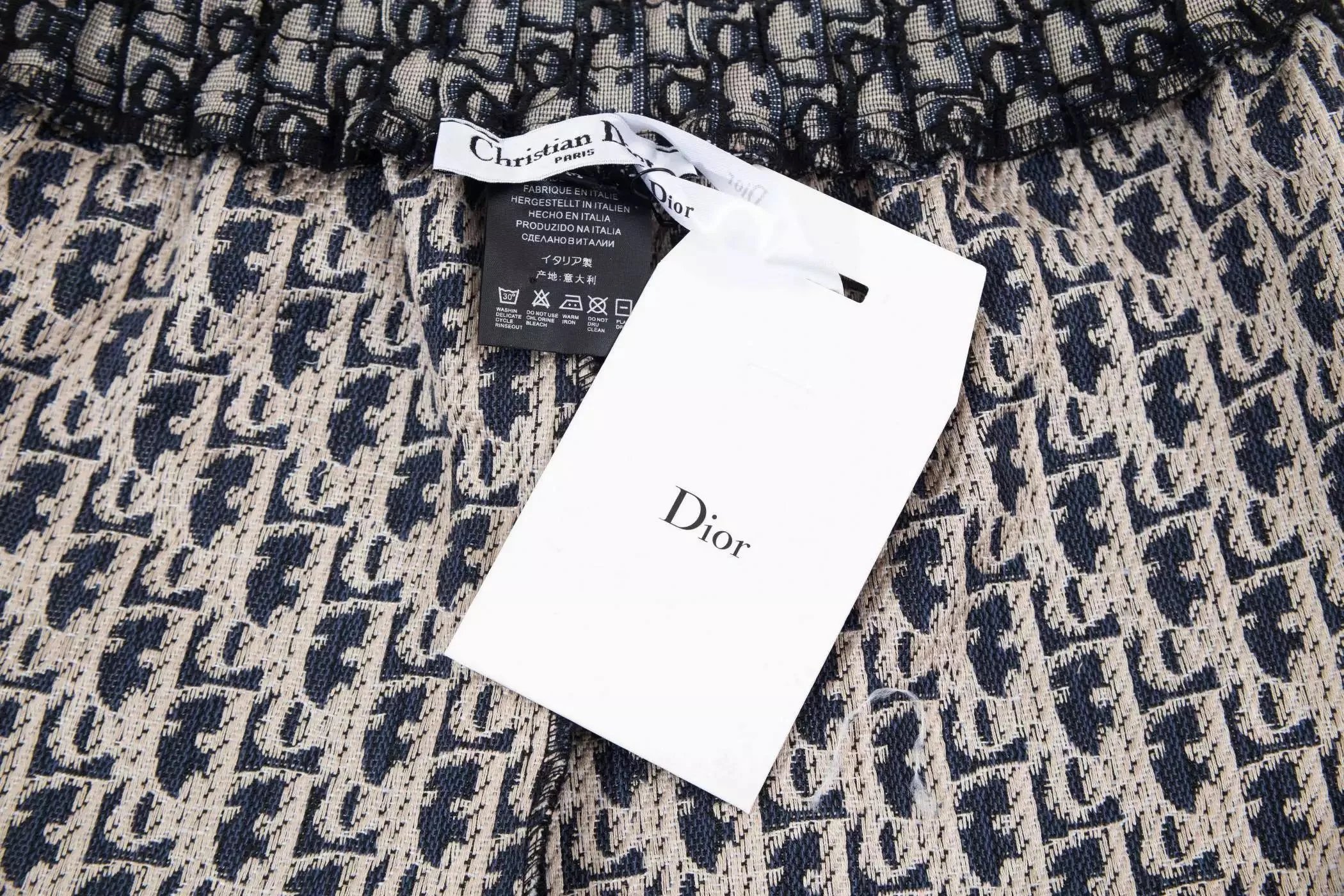 Dior Oblique Monogram Shorts Black - 45