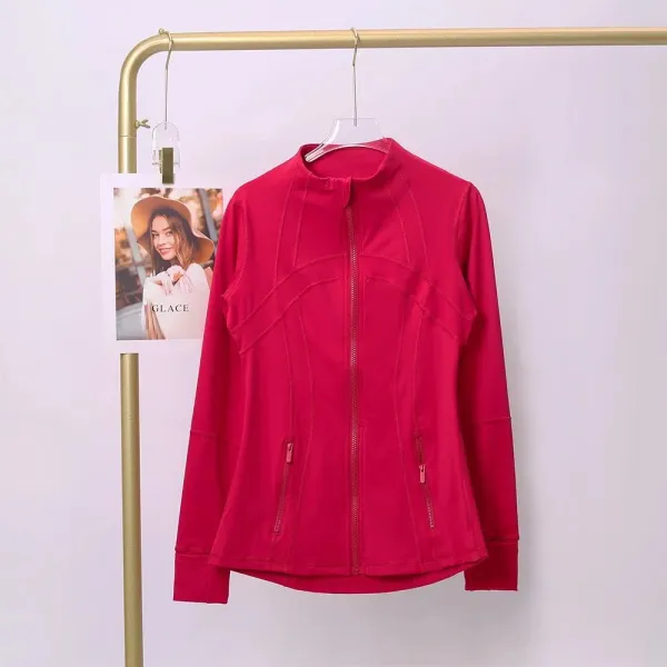 Lululemon Define Jacket Burgundy Outerwear - 31