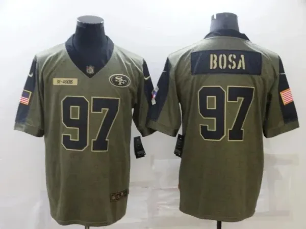 Nike NFL Salute to Service Colin Kaepernick Jersey Black Camo - 8