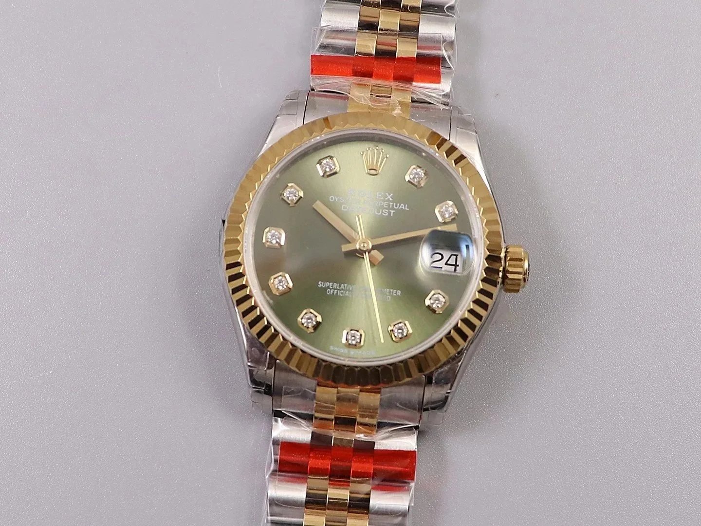 Rolex Datejust 26mm Chocolate Dial Diamond Bezel Steel Watch - 5