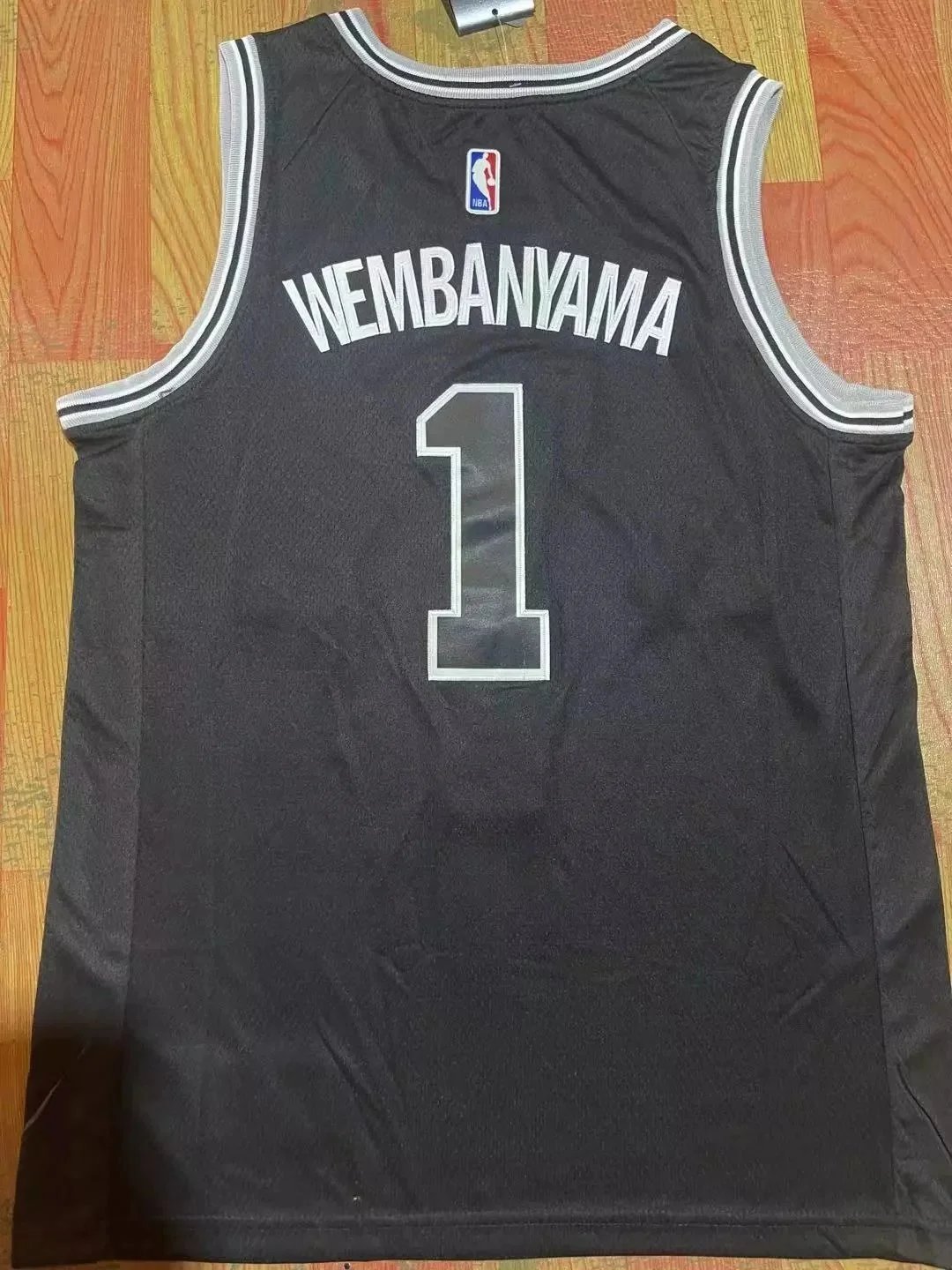 NBA San Antonio Spurs Victor Wembanyama #1 Black Jersey