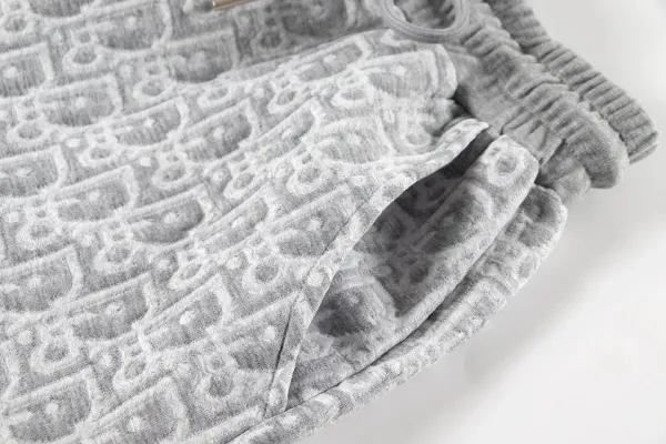 Dior Oblique Monogram Gray Sweatshorts - 7