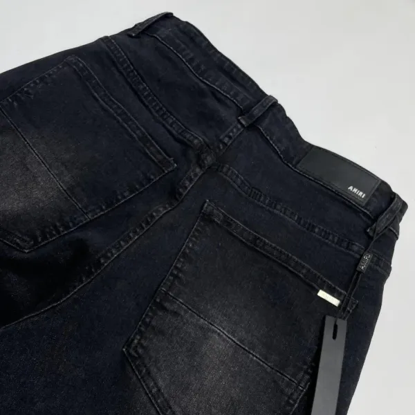 Amiri MIRI Embroidered Denim Jeans Navy - 15