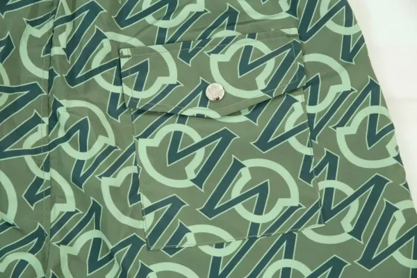 Off-White Monogram Print Brown Yellow Shorts - 36