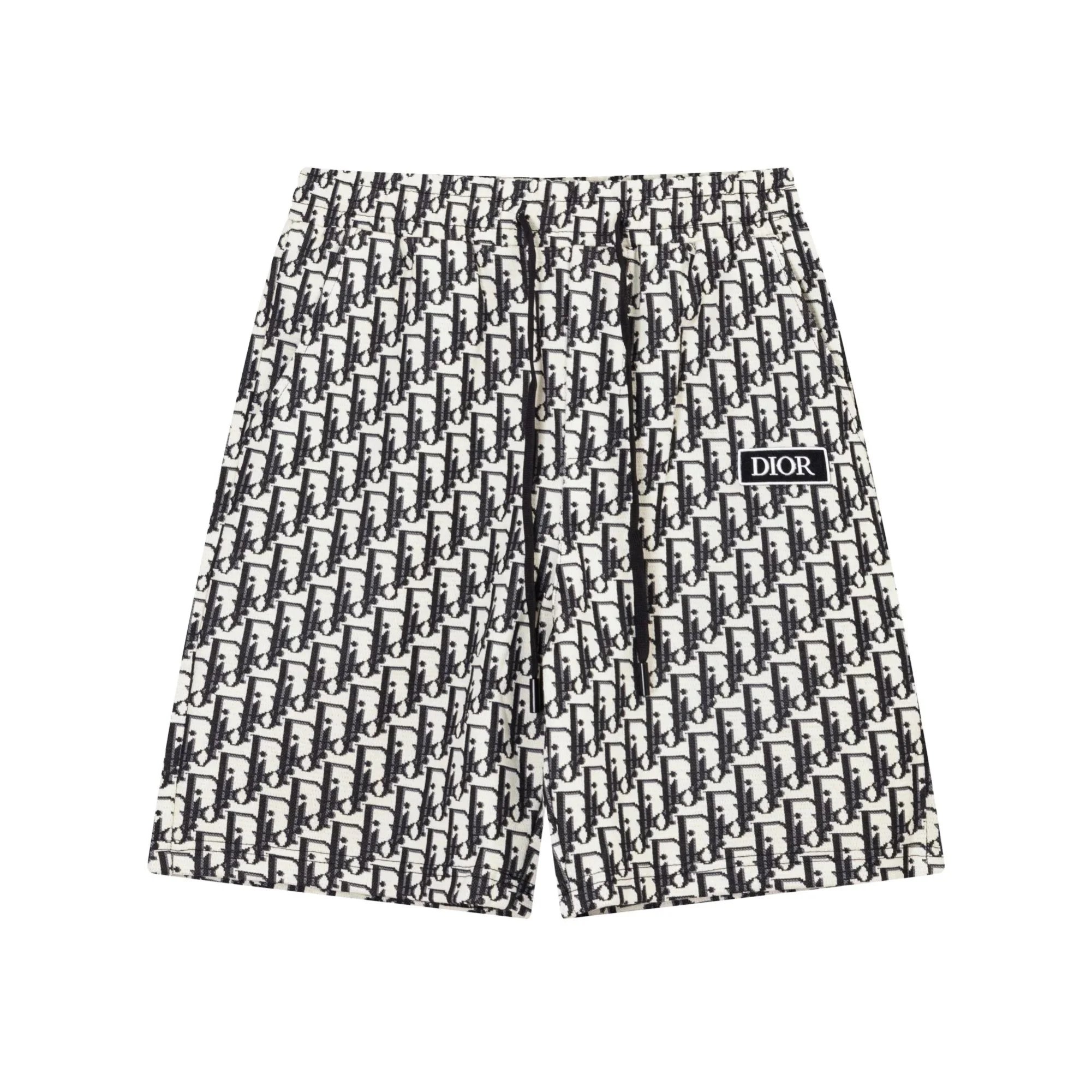 Dior Oblique Monogram Shorts Black - 20